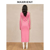 MAXRIENY复古轻奢风针织连衣裙(货号:MC88DR796) 商品缩略图3