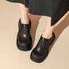 ZHR则则时尚百搭小皮鞋女鞋2024新款厚底乐福鞋英伦单鞋ins潮洋气 商品缩略图8