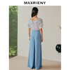 MAXRIENY*廓形设计感高腰阔腿裤修身雪纺休闲裤(货号:MC88PA296) 商品缩略图3