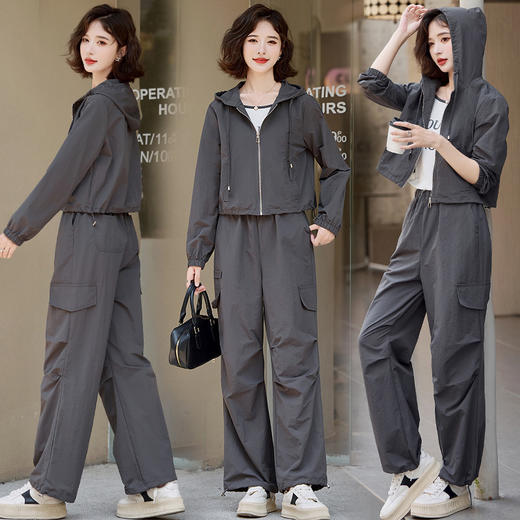 2024秋季新品小香风时尚休闲三件套减龄运动套装HR-MUYLA935 商品图1