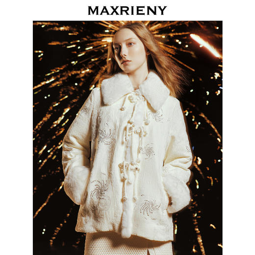 MAXRIENY华丽新国风羽绒服复古盘扣外套女(货号:MC88DC780) 商品图2