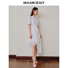 MAXRIENYpolo领假两件不对称裙摆设计连衣裙衬衫裙(货号:MC88DR341) 商品缩略图2