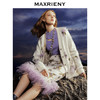 MAXRIENY洛*紫外套*复古感宽松廓形针织外套(货号:MC88JA752) 商品缩略图1