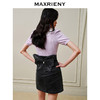 MAXRIENY高腰牛仔半身裙设计感小众23夏修身短裙(货号:MC88SK316) 商品缩略图3