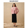 MAXRIENY千金小香风短外套战袍格纹西装花纱上衣(货号:MS88JA766) 商品缩略图2