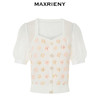 MAXRIENY宫廷复古截短针织衫夏日温柔甜美小衫上衣(货号:MC88SW264) 商品缩略图4