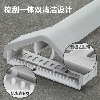 京东京造免手洗平板拖把42cm大号 家用拖地神器一拖净无水印墩布 含拖布*3 /家庭清洁/纸品 /清洁用具 /拖把 商品图3