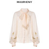 MAXRIENY2023春季商场同款宫廷感绣花蝴蝶结上衣(货号:MC88TP035) 商品缩略图4