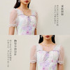 MAXRIENY小众鱼尾裙子甜美雪纺裙茶歇裙碎花连衣裙(货号:MS88DR286) 商品缩略图2