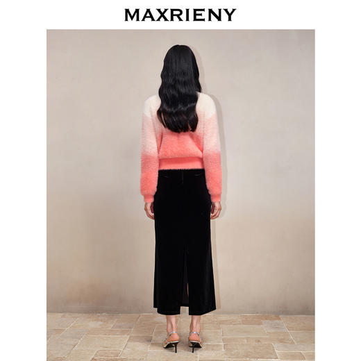 MAXRIENY国风新中式盘扣风韵开衫外套毛针织衫(货号:MS88JA781) 商品图3