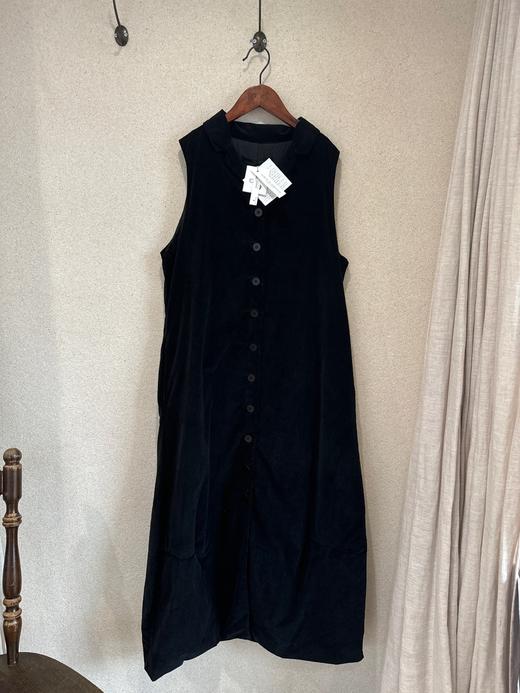ALBUM DI FAMIGLIA 天鹅绒长款无袖背心裙连衣裙(棉衬里) 商品图14