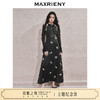 【主题纪念款】MAXRIENY华丽宫廷风玫瑰蕾丝连衣裙2024秋冬新款(货号:MC85DR560) 商品缩略图0