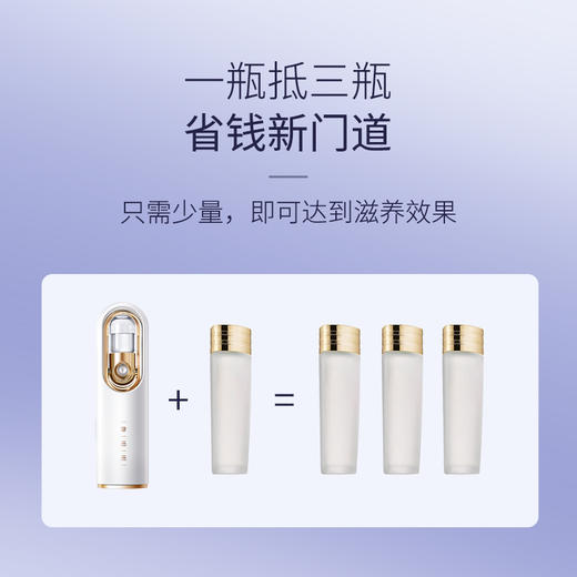 鄭明明纳米高透水光仪 高压渗透 高速吸收 微米级注氧仪美容仪器家用脸部补水精华导入美容纳米喷雾仪 商品图2