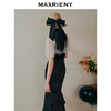 MAXRIENY浪漫复古感赫本风波点鱼尾裙包臀半身裙(货号:MC88SK289) 商品缩略图3