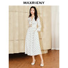 【商场同款】MAXRIENY*复古散摆连衣裙宫廷裙薄荷曼波风穿搭(货号:MS85DR006) 商品缩略图1