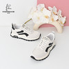 经典鲨2024年秋季新款男士系带时尚拼色平底舒适休闲鞋跑步鞋KG31-D33151 商品缩略图0
