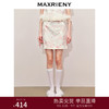 MAXRIENY国风新中式半身裙A摆小短裙2024夏季新款肌理感提花半裙(货号:MS85SK266) 商品缩略图0