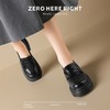 ZHR则则厚底百搭乐福鞋2024新款气质英伦单鞋松糕底小皮鞋jk女鞋 商品缩略图0