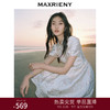 MAXRIENY宫廷新中式娃娃裙夏浮雕提花连衣裙蓬蓬裙(货号:MC87DR320) 商品缩略图0