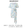 MAXRIENY假日海边度假风茶歇裙夏日园艺风连衣裙(货号:MS88DR347) 商品缩略图4