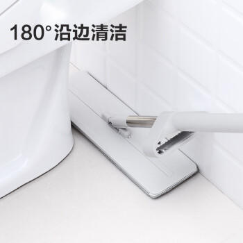 京东京造免手洗平板拖把42cm大号 家用拖地神器一拖净无水印墩布 含拖布*3 /家庭清洁/纸品 /清洁用具 /拖把 商品图2