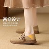 ZHR则则时尚两穿勃肯鞋单鞋2024新款百搭圆头厚底简约休闲鞋女鞋 商品缩略图5