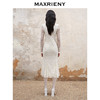 MAXRIENY国风复古风蕾丝鱼尾连衣裙新中式小白裙(货号:MS88DR513) 商品缩略图3
