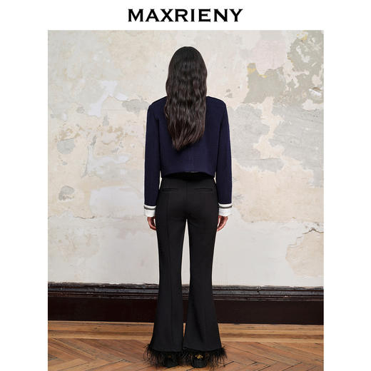 MAXRIENY*复古海军风外套修身截短上衣高级感(货号:MC88JA542) 商品图3