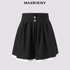 【商场同款】MAXRIENY复古撞色风情短裤2024夏季新款阔腿裙裤(货号:MC85PA268) 商品缩略图4