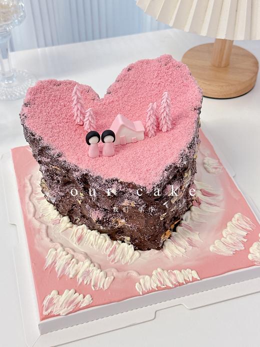 岛屿系列爱心岛/雪山/情侣蛋糕-低糖处理无添加 商品图4