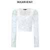 【东方玉兰-商场同款】MAXRIENY宫廷复古马德拉刺绣上衣修身显瘦(货号:MC85TP074) 商品缩略图4