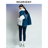 MAXRIENY牛仔毛感拼接加厚羽绒服冬季外套(货号:MC87DC755) 商品缩略图2