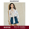【商场同款-宫廷飞鸽】MAXRIENY复古浪漫系带云朵上衣衬衫2024春(货号:MC85TP028) 商品缩略图0