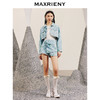 MAXRIENY*复古感新中式盘扣牛仔短裤休闲裤(货号:MC88PA042) 商品缩略图1