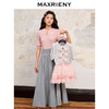 MAXRIENY植绒波点粉色网纱半裙新款童装女童短裙(货号:MK88SK501) 商品缩略图2