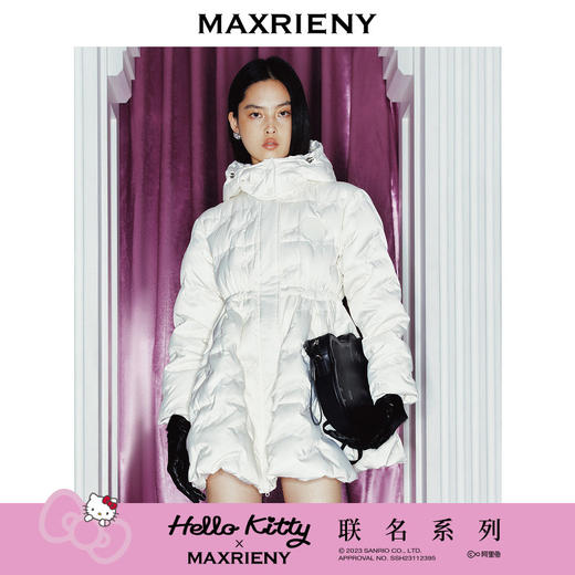 【MAXRIENY x Hello Kitty联名系列】刺绣羽绒服女中长款冬季新款(货号:MC88DC774) 商品图0