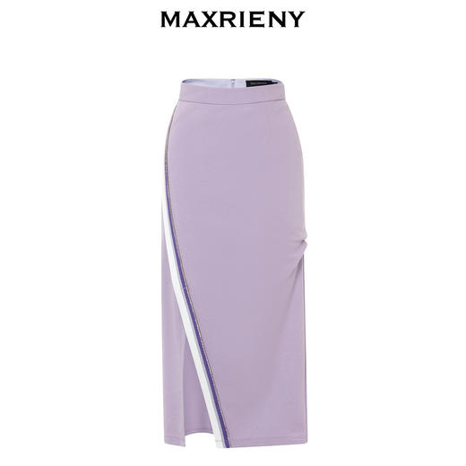 MAXRIENY都市摩登运动风开叉半裙针织裙-商场同款(货号:MC88SK299) 商品图4