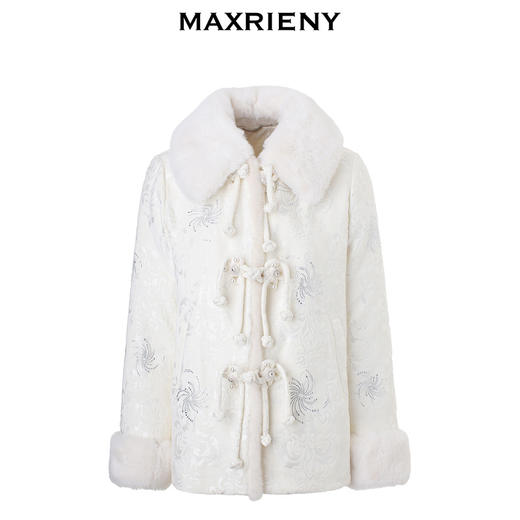 MAXRIENY华丽新国风羽绒服复古盘扣外套女(货号:MC88DC780) 商品图4