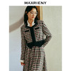MAXRIENY花火宫廷外套羊毛混纺格纹上衣外搭女(货号:MC88JA772) 商品缩略图3