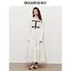 【黑白优雅主义-商场同款】MAXRIENY复古风情百褶波点吊带连衣裙(货号:MC85DR056) 商品缩略图1