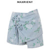 MAXRIENY*复古感新中式盘扣牛仔短裤休闲裤(货号:MC88PA042) 商品缩略图4