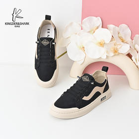 经典鲨2024年秋季新款时尚拼色男士一脚蹬休闲板鞋KF16-D33011