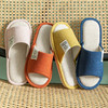 【秋季情侣亚麻拖鞋，2双情侣特惠】秋季男女款亚麻拖鞋 吸湿透气不粘脚 轻便防滑静音舒适 商品缩略图2
