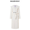 MAXRIENY极简通勤风双面呢羊毛大衣过膝长款外套(货号:MS88CT524) 商品缩略图4