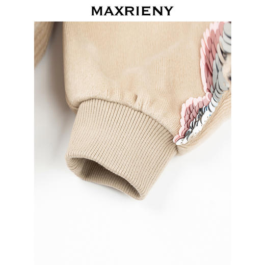 【MAXRIENY x Hello Kitty联名系列】绣花钉珠卫衣(货号:MC88TP795) 商品图2