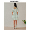 MAXRIENY甜美田园风连衣裙薄荷曼波风穿搭碎花裙子(货号:MC88DR367) 商品缩略图3