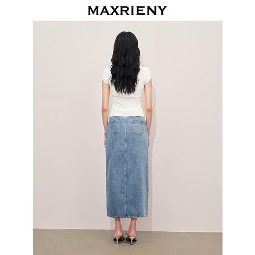 【商场同款】MAXRIENY新中式套头针织毛衫复古国风针绣上衣(货号:MS85SW260) 商品图3