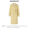 MAXRIENY*复古感淡黄直身羊毛大衣冬季长款外套(货号:MS88CT525) 商品缩略图4