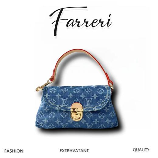 驴家M95050 牛仔腋下 丹宁元宝 商品图0