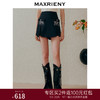 MAXRIENY甜美复古感A字蝴蝶结钻饰裙裤修身遮肉短裤(货号:MC88PA292) 商品缩略图0